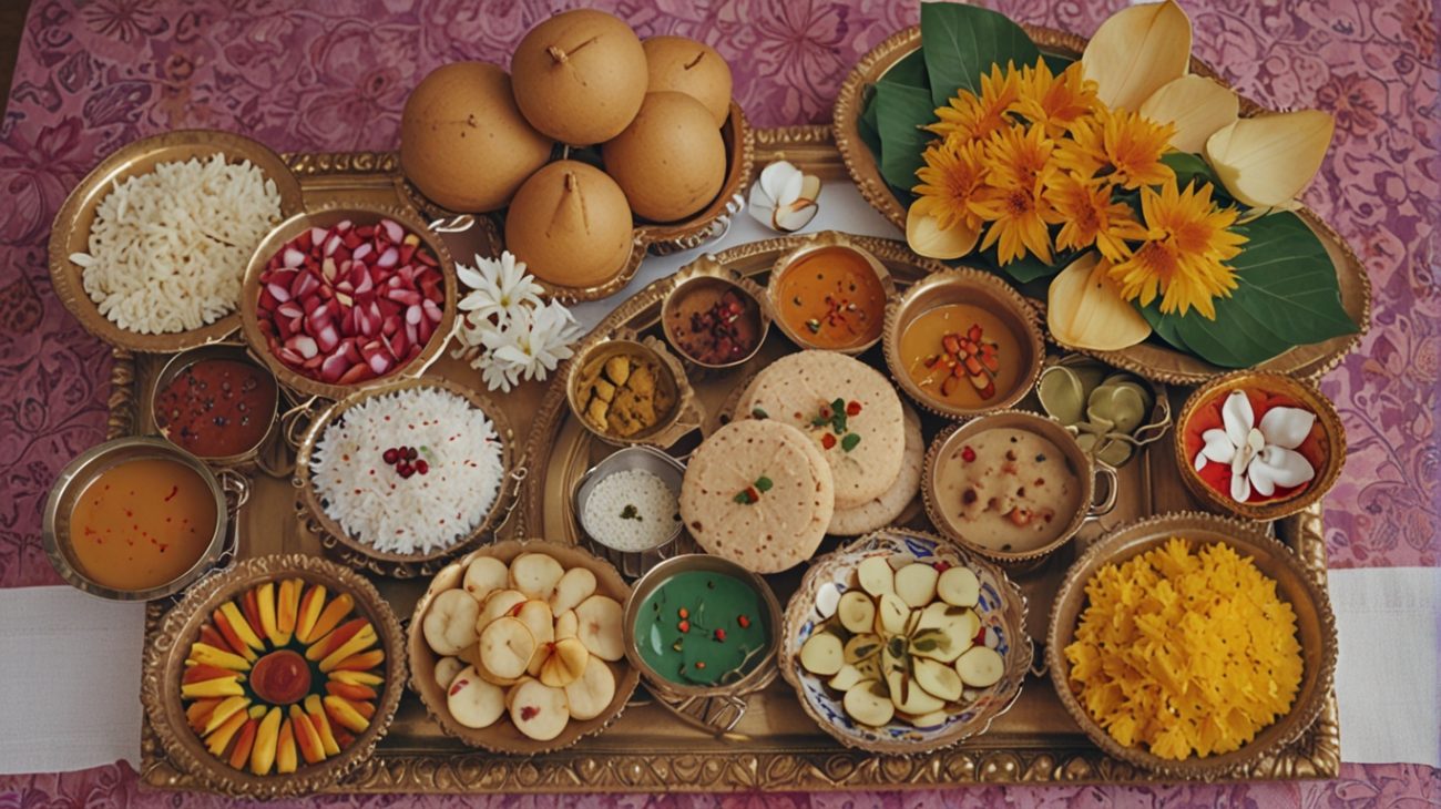 Indian rituals food offerings